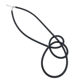 Rubber Choker Necklaces Punk Style Pendant Necklace
