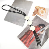 Square Wood Pendant Necklace For Women