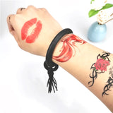 Tassel Bangles Charm Bracelet Gothic Hand Rubber Jewelry Bangle