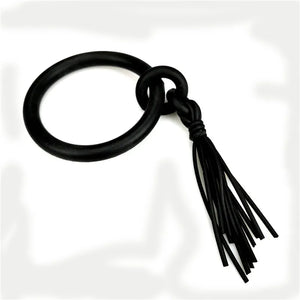 Tassel Bangles Charm Bracelet Gothic Hand Rubber Jewelry Bangle