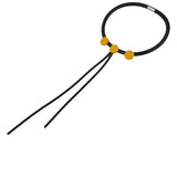 Wooden Tassel Choker Necklace Gothic Jewelry for Women
