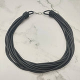 Rubber Rope Chain Choker Necklace for Party Clothes