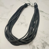 Rubber Rope Chain Choker Necklace for Party Clothes