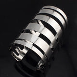 Alloy Wide Wrap Cuff Bracelet for Women Statement Jewelry Gift