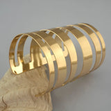 Alloy Wide Wrap Cuff Bracelet for Women Statement Jewelry Gift