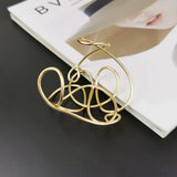 Geometric Metal Open Cuff Bangle Bracelet Punk Statement Charm Jewelry