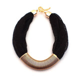 Charm Choker Net Ropes Cross Chain Necklaces for Women Party