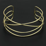 Alloy Torques Choker Necklaces For Women Metal Collar Statement Necklace