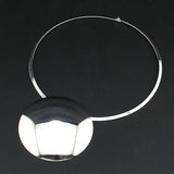 Metal Circle Pendant Choker Necklace Jewelry Women Statement Necklaces