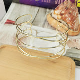 Punk Alloy Torques Bib Choker Necklaces Metal Collar Necklace