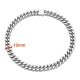 Cuban Link Punk Necklace Stainless Steel Hip-hop Jewelry