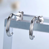 925 Sterling Silver Earrings Stud Earrings for Women Birthday Party Fine Jewelry