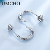925 Sterling Silver Earrings Stud Earrings for Women Birthday Party Fine Jewelry