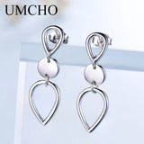 Real Sterling Silver Drop Earrings Wedding Anniversary Jewelry