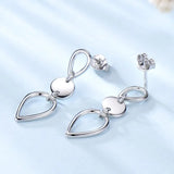 Real Sterling Silver Drop Earrings Wedding Anniversary Jewelry