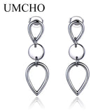 Real Sterling Silver Drop Earrings Wedding Anniversary Jewelry