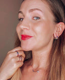 Tiny Colorful Heart Pendant for Women - C0430