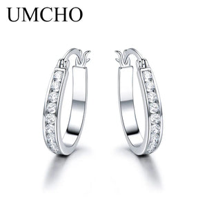 925 Silver Clip Earrings Gemstone Wedding Engagement Fine Jewelry
