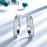 925 Silver Clip Earrings Gemstone Wedding Engagement Fine Jewelry