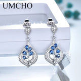 925 Silver Clip Earrings Emerald Gemstone Wedding Valentine Gift