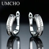 925 Silver Earrings Birthday Gift Women Clip On Anniversary Jewelry