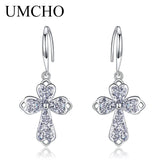 925 Sterling Silver Drop Earrings for Women Party Gift