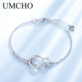 925 Silver Bracelets Love Forever Bangle for Women