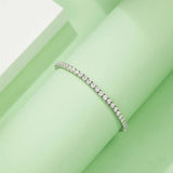 925 Silver Tennis Bracelet with Zirconia for Women
