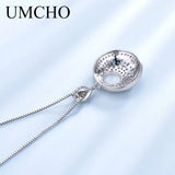 925 Silver Gemstone Pendant Necklace for Women - Fine Jewelry