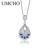 925 Silver Gemstone Pendant Necklace for Women - Fine Jewelry