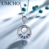 925 Silver Gemstone Pendant Necklace for Women - Fine Jewelry