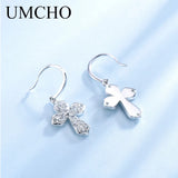 925 Silver Sequin Drop Earrings for Party Anniversary