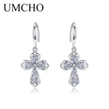 925 Silver Sequin Drop Earrings for Party Anniversary
