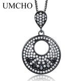 925 Silver Nano Sapphire Gemstone Pendant Necklace for Women