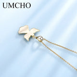 925 Silver Angel Necklace with Chain - Birthday Gift