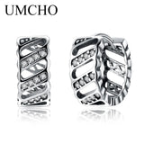 925 Silver Cubic Zircon Clip Earrings Party Wedding Jewelry
