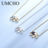 Elephant Necklace Chain 925 Sterling Silver Fine Jewelry