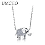 Elephant Necklace Chain 925 Sterling Silver Fine Jewelry