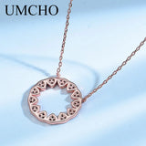 925 Silver Nano Gemstone Round Chain Necklace For Women