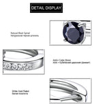Natural Spinel Earrings 925 Sterling Silver Female Engagement Jewelry