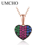 925 Silver Pendant & Necklace Set with Chain for Women