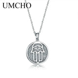 Real 925 Sterling Silver Necklace Pendants For Women Girls Birthday Gift