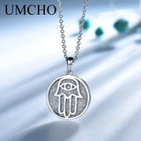Real 925 Sterling Silver Necklace Pendants For Women Girls Birthday Gift