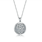 Real 925 Sterling Silver Necklace Pendants For Women Girls Birthday Gift