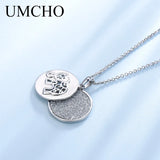Elephant Round Necklace For Women Gift Fine Jewelry