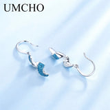 925 Sterling Silver Spiral Drop Earrings