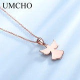 Romatic Angle Silver Necklace 925 Sterling Silver Necklaces & Pendants