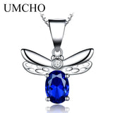 Silver 925 Honey Bee Pendant Necklace Fine Jewelry for Women