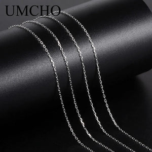 925 Silver Necklace Cable Chain 18 inch Fine Jewelry