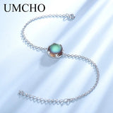 925 Silver Bracelet Aurora Gemstone Jewelry For Women